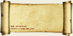 Dina Jovović vizit kartica